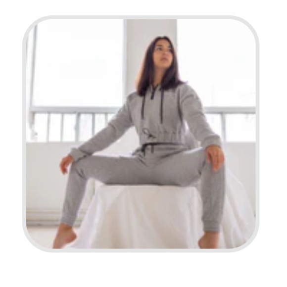 Cropped half zip hoodie - Picture 6 of 8